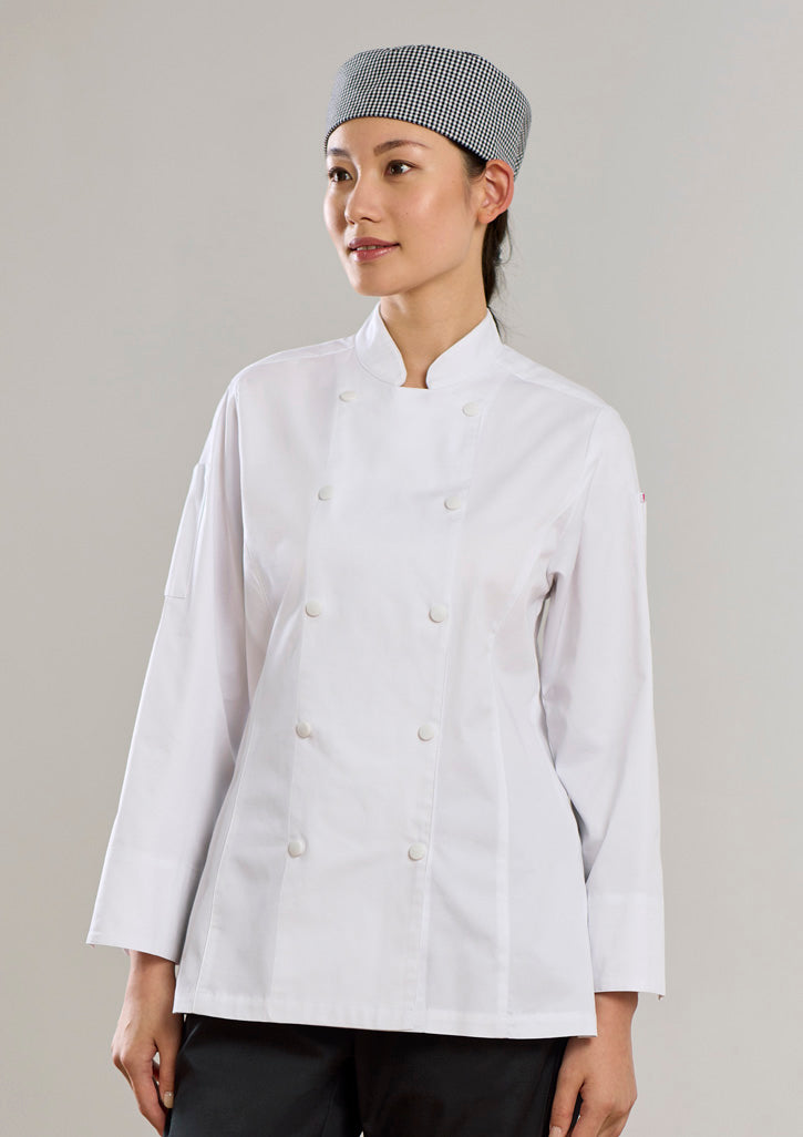 Womens Gusto Long Sleeve Chef Jacket CH430LL XL / Black