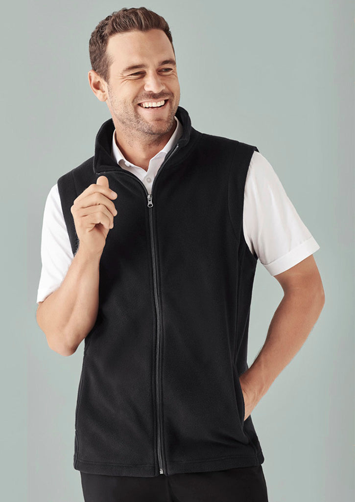 Mens Plain Vest F233MN XS / Black