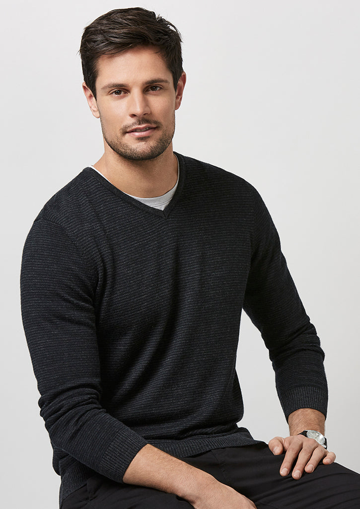 Mens Origin Merino Pullover WP131ML XS / Black/Charcoal