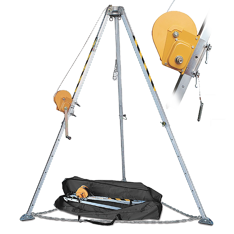 TADWAX - Aluminium tripod with winch