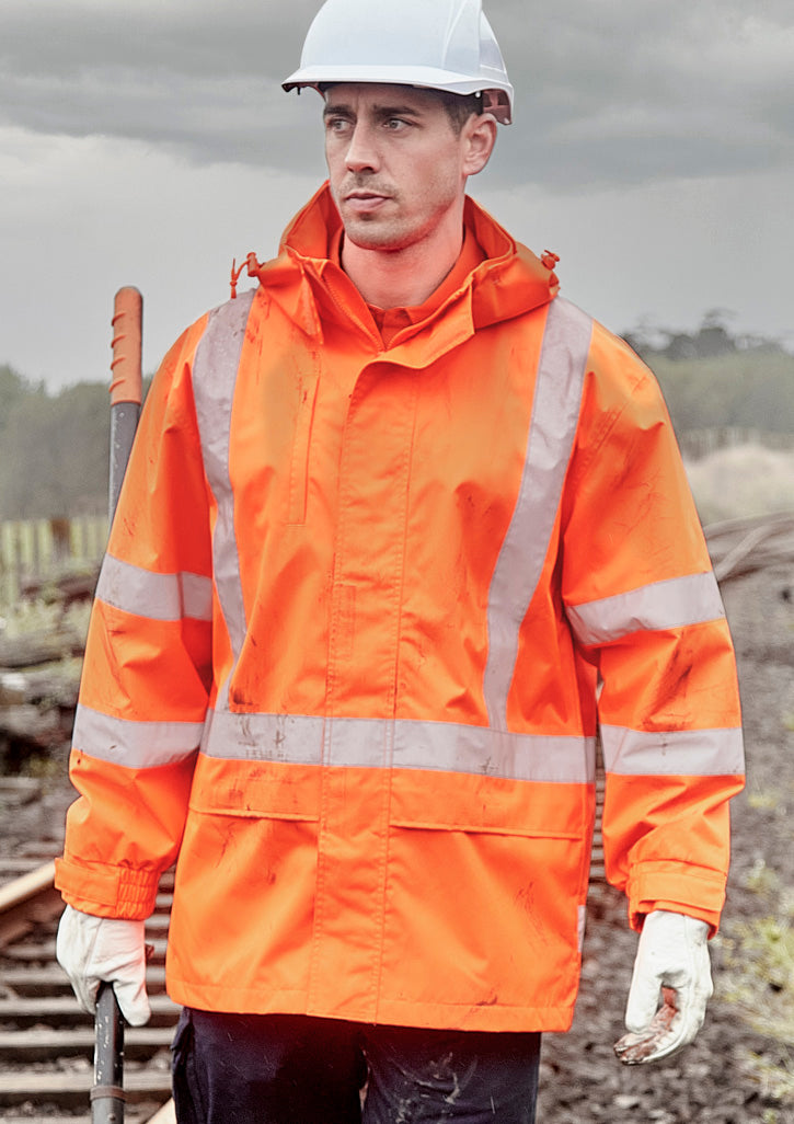 Mens TTMC-W23 Hi Vis X Back Ultralite Waterproof Jacket